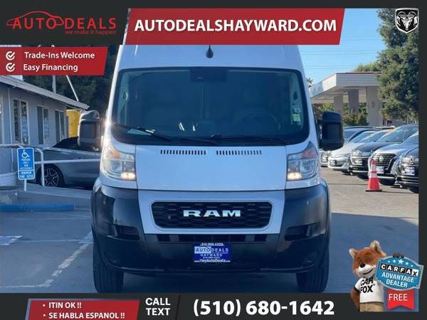 2022 Ram ProMaster Cargo Van 2500 High Roof Van 3D 3 D 3-D - $26,999 (Auto Deals)63487133742083121