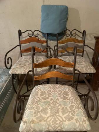 Iron Metal Chairs (3) 1
