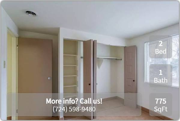$640 / 2br - 775ft2 - Just minutes from campus! (Indiana)63977127989891121