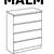 IKEA Malm Dresser - White, 4 Drawer Unit - Assembled 2 thumbnail