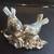Vintage Silver Plated Perched Lovebirds Salt & Pepper Shakers 6x3.5" 5 thumbnail