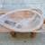 Huge 42" one of a kind turtle form carved wood Kava bowl from Fiji 13 thumbnail
