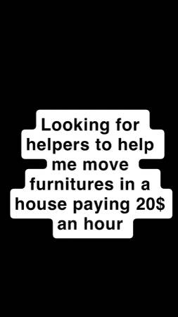 Need people help me move furniture out of a truck 1