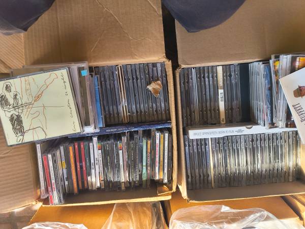 6 boxes of CDs 1