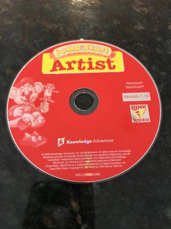 Dvd - Knowledge Adventure - Jump Start Artist 1
