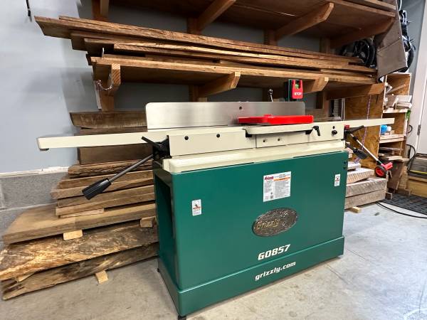 Jointer Grizzly G0857 8" x 76" Parallelogram  w/ Mobile Base jointer 1
