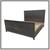 California King Restoration Hardware Printmakers Storage Bed Frame 1 thumbnail