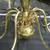 BRASS CHANDELIER VINTAGE 7 thumbnail
