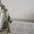 Vintage Metal Oval Frame Standing Mirror 3 thumbnail