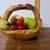 Wood Basket with Fake Fruit 1 thumbnail