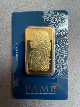 Pamp Suisse One Ounce Gold Bar 1