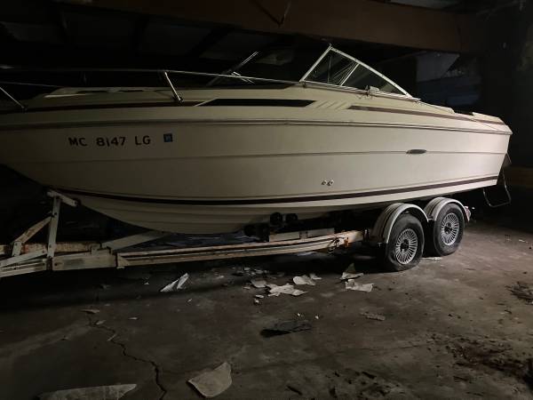Boat and trailer 1