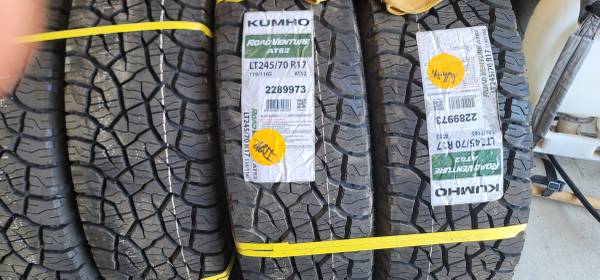 TRUCK TIRES- new 17 Inch Kumho 10 ply (S) Truck tires 1