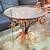 VINTAGE Mid Century Gilt Metal Side Table 3 thumbnail