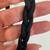 Black Braided Skinny Bet with Rhinestone Clasp 3 thumbnail