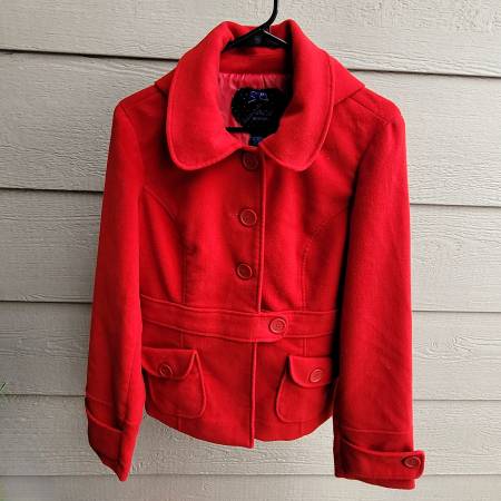 Warm Wool Red Jacket - Women’s L 1