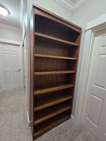 Solid Oak Bookshelf 1