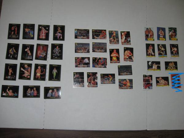 WWF, WCW, & WRESTLEMANIA COLLECTING CARDS 1