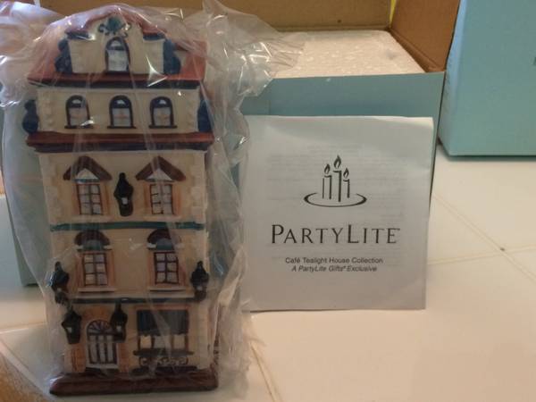 PartyLite Tealight Candle House set of 3 - $50 (Lumberton)62972002541571121