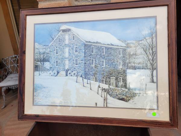 Large Framed Mill Print by Dan Campbell 1