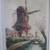 ANTIQUE VINTAGE FRAMED DUTCH WINDMILL COLOR ETCHING SIGNED FRAMED 2 thumbnail