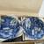 Teien Japanese Blue & White Peony 10 SMALL Bowls 6 thumbnail