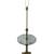 Vintage Stiffel Brass Floor Lamp with Glass Table Top 10 thumbnail