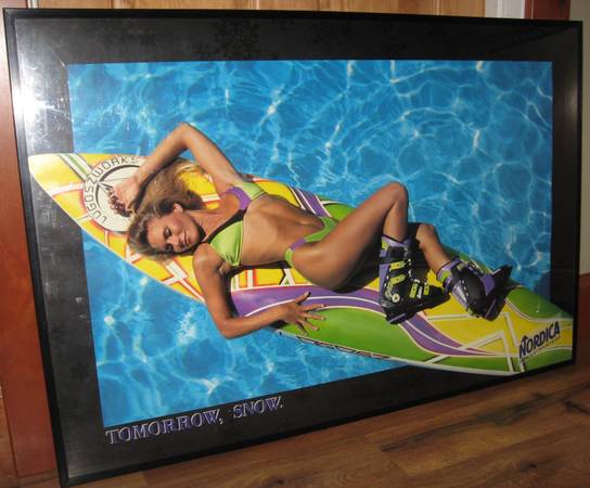 Old Nordica Ski Poster 1