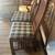 Mission Craftsman Style Chairs Plaid Dining Accent Side Chair Pair 2 thumbnail