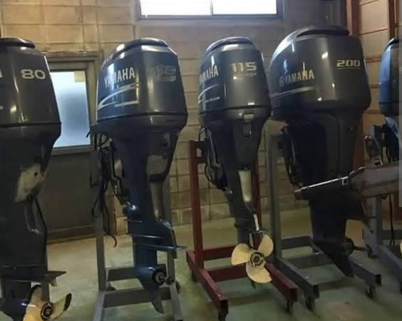 used 4 stroke motor yamaha 115hp outboard 1
