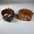Pair of Brown Leather Adjustable Cuff Bracelets 5 thumbnail