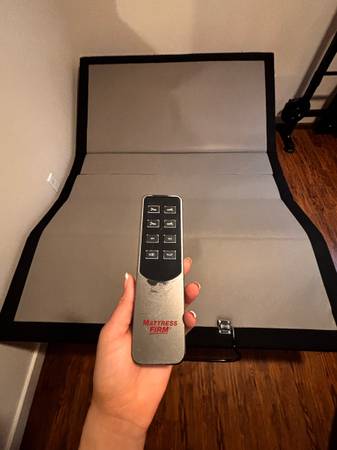 Queen Adjustable mattress frame w/remote $250 1