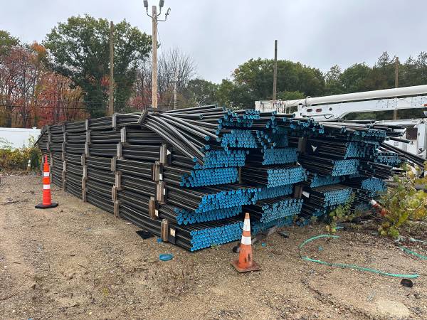 2" HDPE pipe / DR 11 Yellowstripe / 40' lengths 1