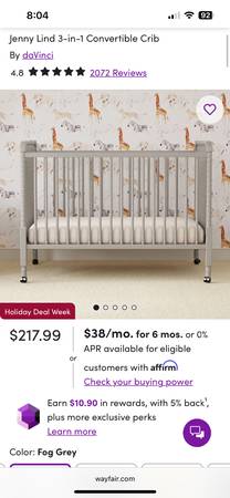 Jenny Lind Crib 1