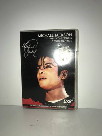🎤🕺 Michael Jackson – Press Conferences & Store Signings DVD 🕺🎤 1