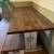 Rustic farm table and matching benches 1 thumbnail