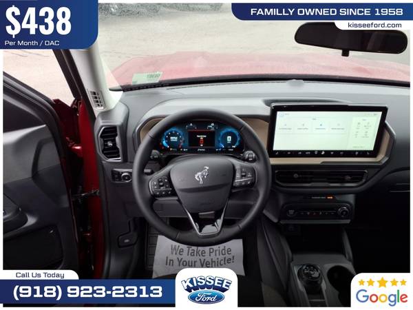 $438/mo - 2025 Ford Bronco Sport Big Bend - $30,868 (760 S Lynn Riggs Blvd, Claremore, OK 74017)63470242880899122