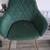 Emerald green velvet  barrell chair 1 thumbnail