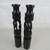 African Handmade Ebony/Ironwood? Folk Art Giraffe Candle Holders 11" 6 thumbnail
