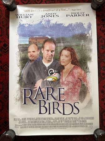 RARE BIRDS (2001) Rolled 1 Sheet Movie Poster.  Newfoundland film 1