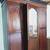 Antique Art Nouveau Edwardian Mahogany Double Wardrobe Armoire, 11 thumbnail