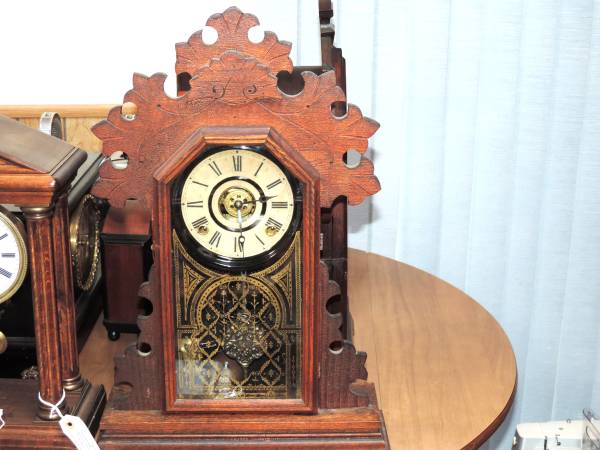 Antique Engraham Mantle 1800s Clock 1