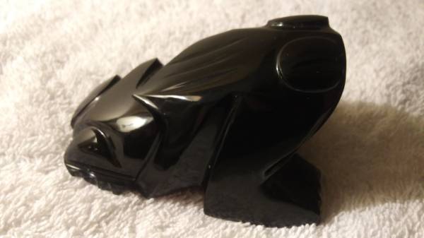 Black Onyx Stone Frog 1