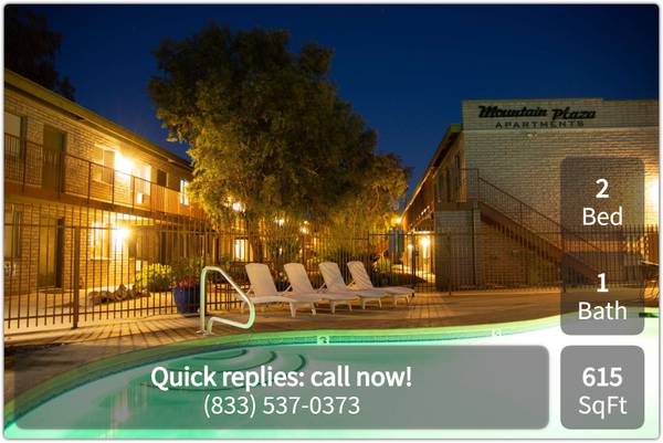 $899 / 2br - 615ft2 - ¡Calidad y comodidad al precio que puedes pagar! 2 habitaciones, 1 baño! (Tucson - Vivienda fuera del campus)63674980184579122