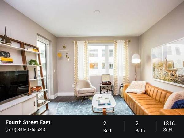 $4,315 / 2br - 1316ft2 - Interruptor de luz inteligente, Amplios armarios empotrados (centro de oakland)63847330014595123