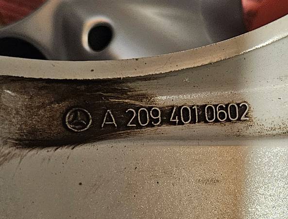 aluminum wheels/rims for Mercedes-Benz CLK-Class (7.5Jx17" ET36 1