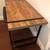 47” Brown/Black Computer Desk Wood/Steel with Under-Desk Keyboard Tray 14 thumbnail