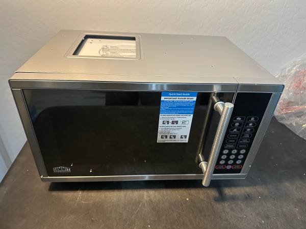 Summit OTR24 24" Built-In Microwave Stainless Steel 0.9 cu.ft. (READ) 1