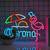 NEW Neon LED Light Beach Umbrella Flamingo Beer Windows Wall Decor Bar 1 thumbnail