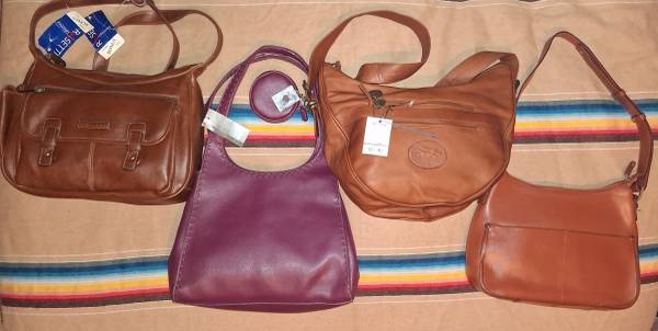 Vintage genuine leather handbags 1